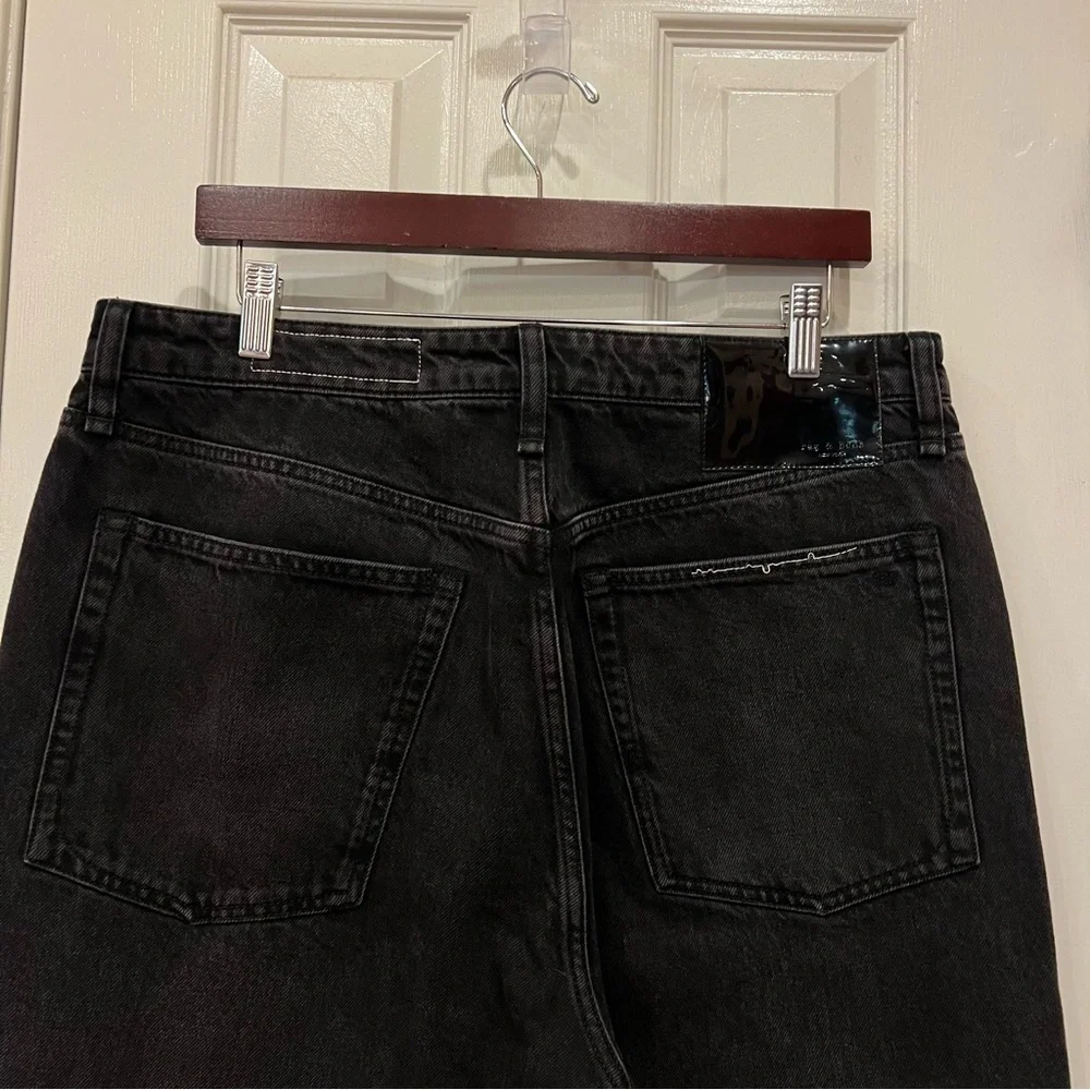 Rag & Bone Maya High Rise Ankle Slim Black Jeans Women’s 33 - Picture 6 of 11